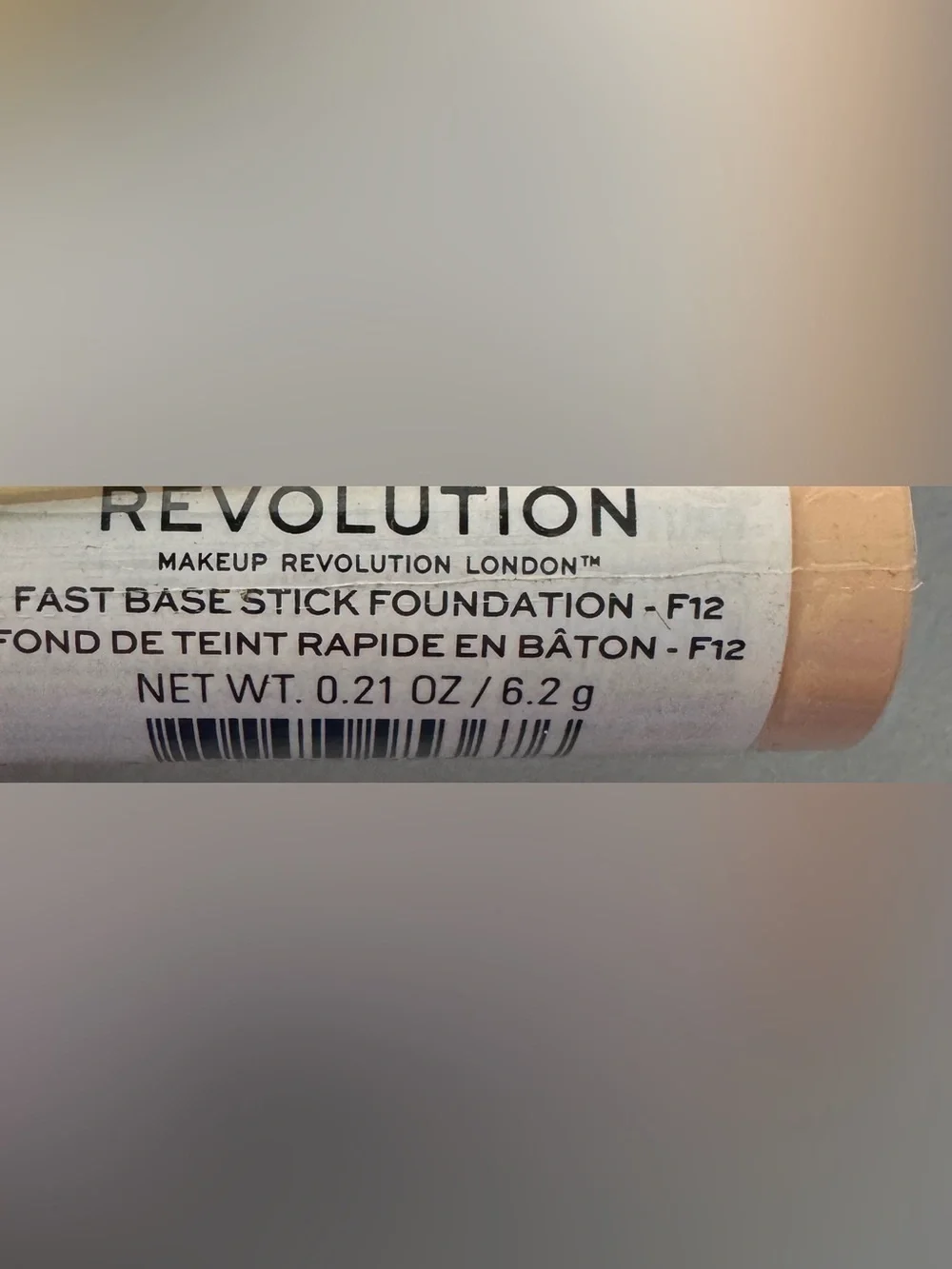 Revolution makeup fast base foundation Stick - Nude Beige F12